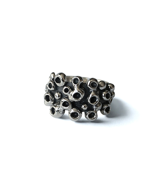 pierścionki srebrne Pierścień Octopus black