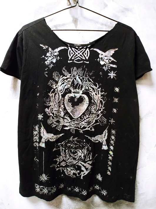 t-shirt damskie Koszulka  z sercem  s m