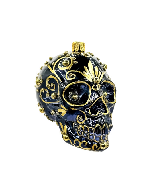 ozdoby choinkowe Bombka choinkowa: Czaszka Sugar Skull: złota