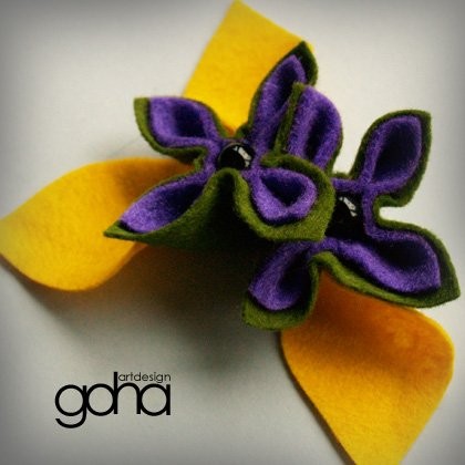 śliwka z cytryną FlowerFelt Design