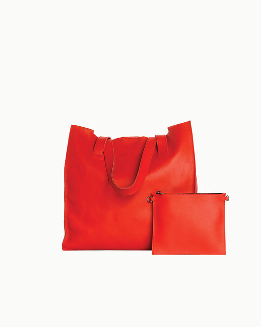 torby na ramię Shopper mięsista cegła, edycja limitowana