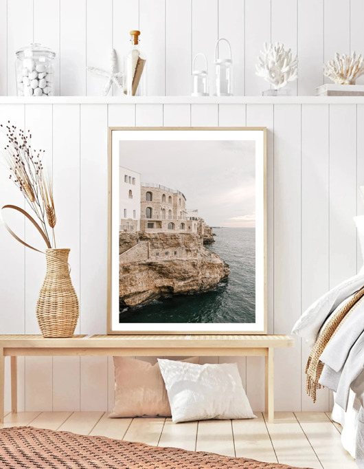 fotografia PLAKAT włoski krajobraz, wybrzeże