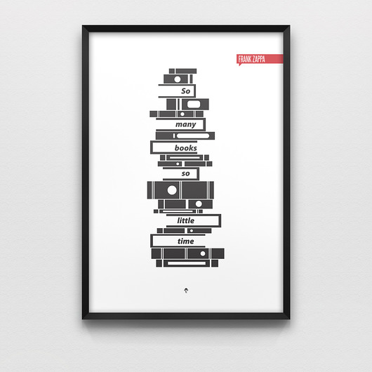 Plakat – So many books… LazyDog