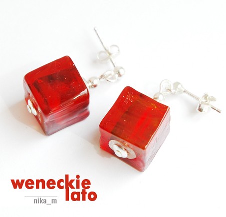 KOLCZYKI -weneckie lato nika