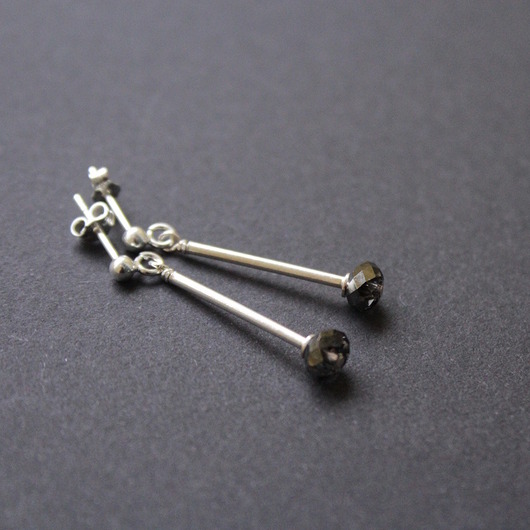 kolczyki swarovski Kolczyki zapałeczki Swarovski Silver Night