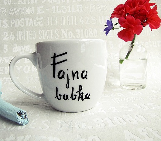 kubek 300 ml fajna babka MUKI design
