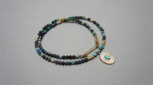 chokery Turkus vol. 7 /choker/ - Szlachetna kolekcja