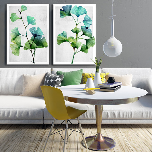 obrazy Komplet dwóch dużych obrazów MILORZĄB