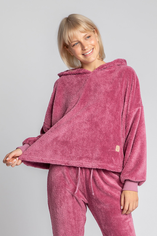 Pluszowa bluza-wrzosowa(LA-003) LaLupa