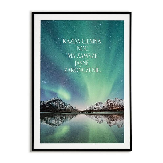 plakaty Plakat Krajobraz-Plakat nocy-Plakat motywacyjny