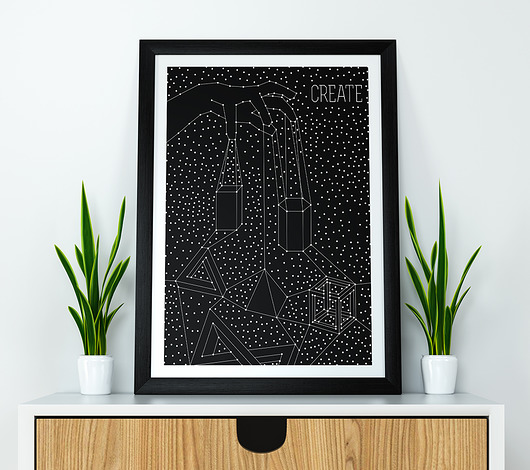 Plakat CREATE Malek