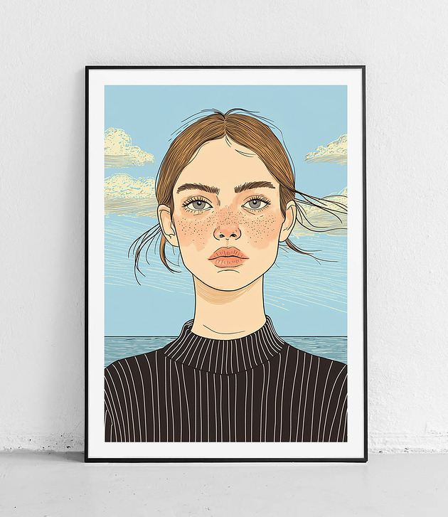 plakaty Plakat Wspomnienia z nadmorskich dni