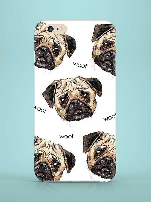 Etui na telefon Pugs MIA home