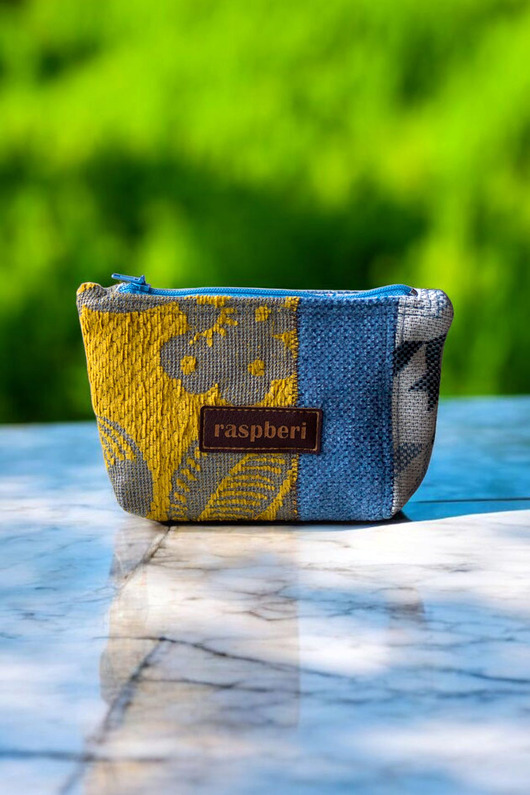 pokrowce i etui - na klucze Patchworkowe etui na klucze w kwiaty