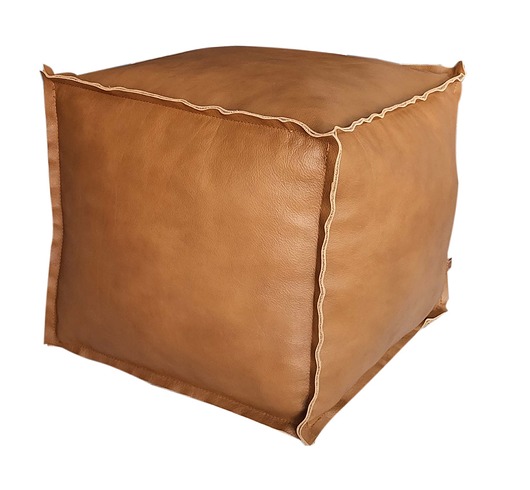 pufy do siedzenia Pufa CUBE leather