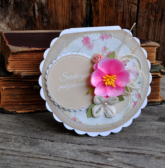 kartki scrapbooking Kartka  dla nauczyciela
