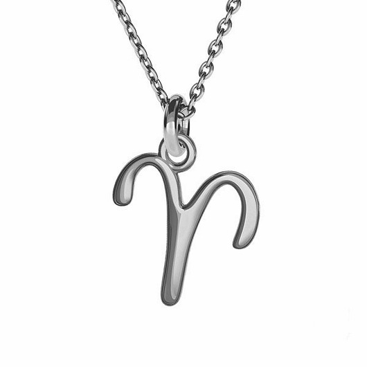 srebrne naszyjniki Znak zodiaku BARAN  - srebro, złoto,róż