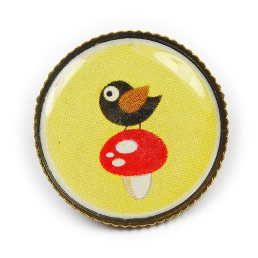 MUCHOMOREK broszka Ikati Jewellery