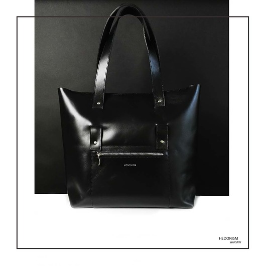 torby na ramię Czarny shopper, limited edition!