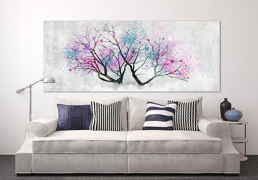 Grafika na płotnie Abstakcyjne drzewo- 150x60cm  LUdesign gallery