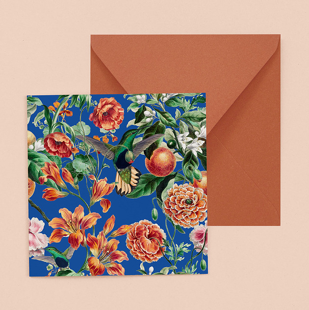 kartki okolicznościowe - wydruki Kartka okolicznościowa - Pomarańczowe kwiaty