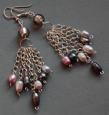 Pearls pastel - kolczyki Confectionery