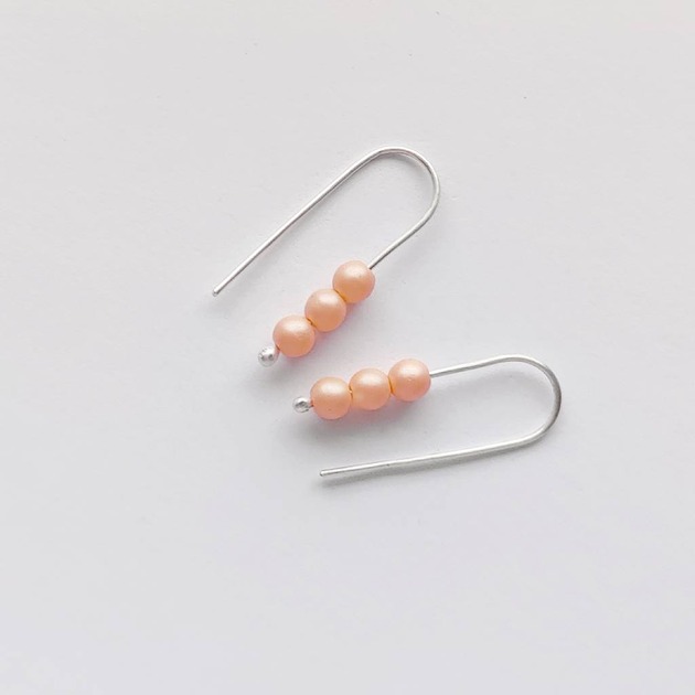 kolczyki z kamieniami Kolczyki OKRĄG