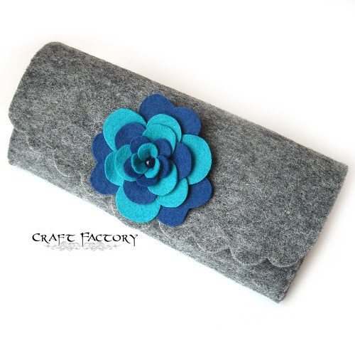 Dark Blue Flo - kopertówka Craft Factory