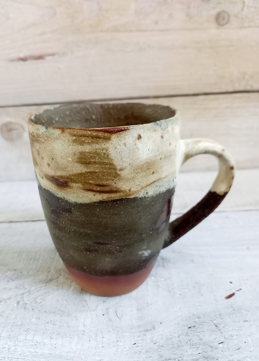 Kubek kamionkowy ręcznie wykonany ceramiKaMDeka