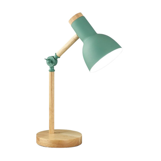 lampy stołowe Lampka biurkowa lampka nocna stołowa lampka na biurko zielona LED E27
