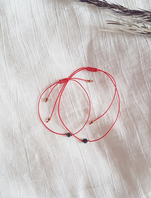 bransoletki z kamieni naturalnych Zestaw bransoletek Szczęścia - Mama i Córka