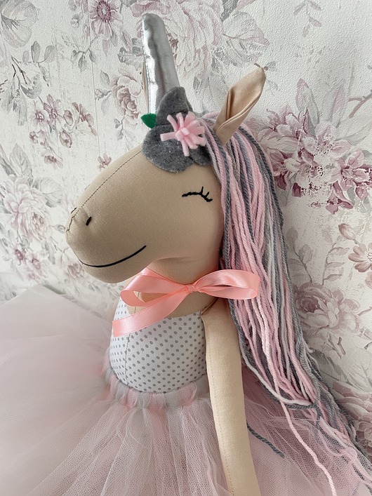 misie i maskotki Klara maskotka jednorożec 55 cm