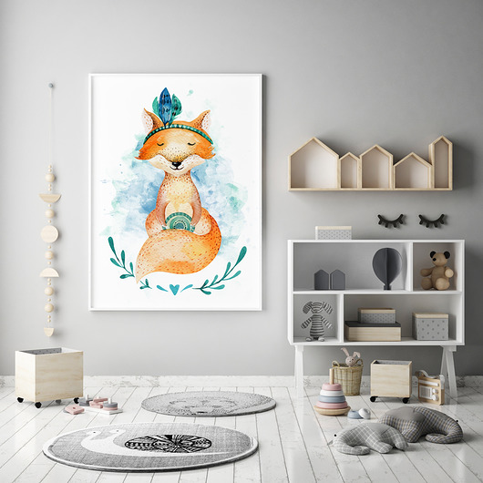 Plakat Lisek A3 29.7x42 cm HOG STUDIO