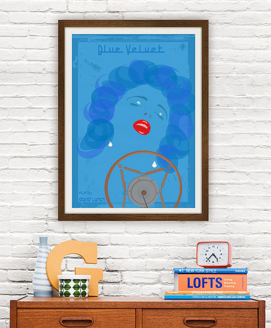 plakaty Blue Velvet - David Lynch - plakat 50x70 cm