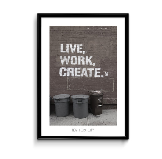 Plakat New York City #5 30x40 Bury Lis