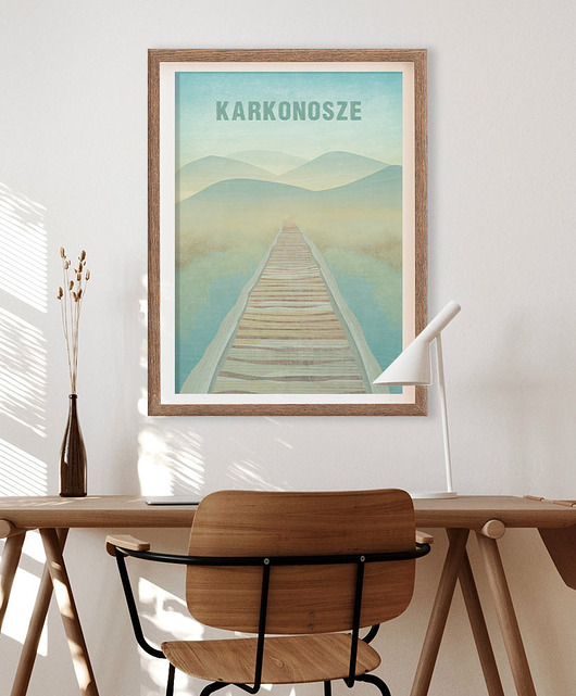 plakaty Plakat z górami - Karkonosze
