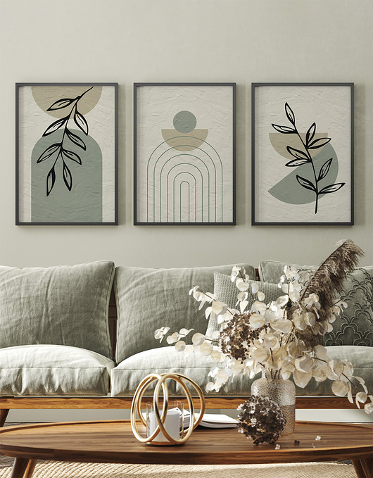 plakaty Zestaw plakatów - Abstrakcja boho (set177)