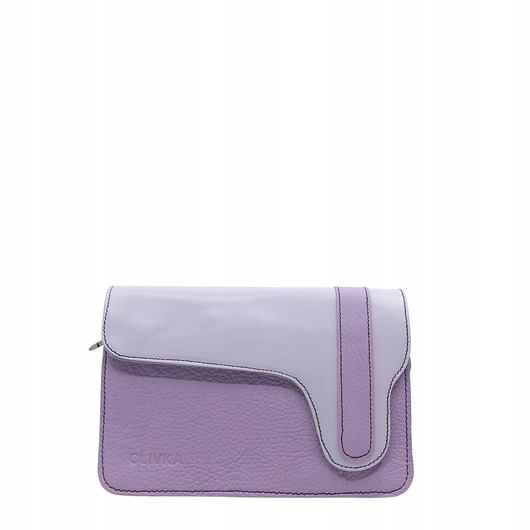 torby na ramię Torebka listonoszka damska skórzana regulowany odpinany pasek eko OLIVKA