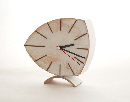 zegarek Sixty  -  Biały - EDYCJA LIMITOWANA Clock Wood Studio