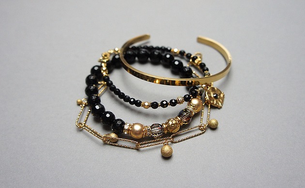 bransoletki z kamieni naturalnych Zestaw bransoletek /onyks/ vol. 2 - Szlachetna kolekcja