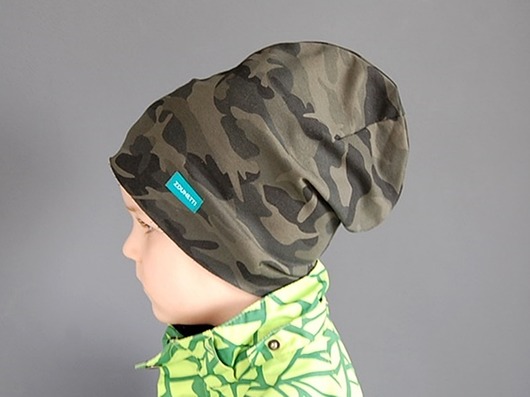 Czapka dresowa beanie Moro khaki Zdunetti