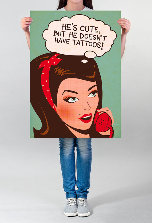 He's cute | 50 x 70 cm Farsz