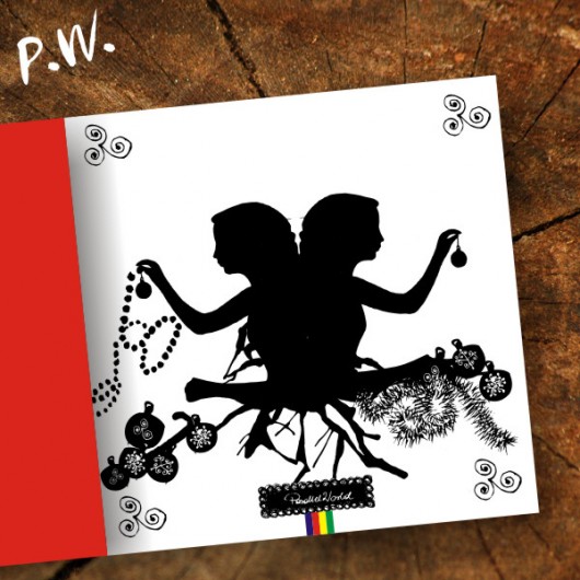 Świąteczne Przygotowania.. karteczka Parallel World