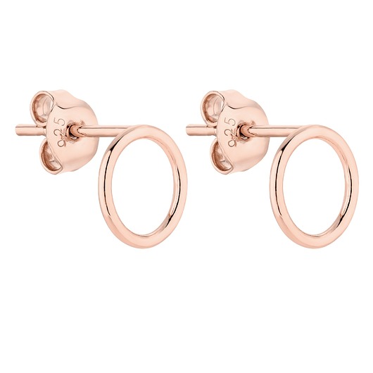 kolczyki pozłacane Złote kolczyki obręcze