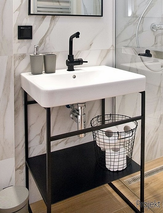 komody MOLO - konsola pod umywalkę CONNECT CUBE 50 CM