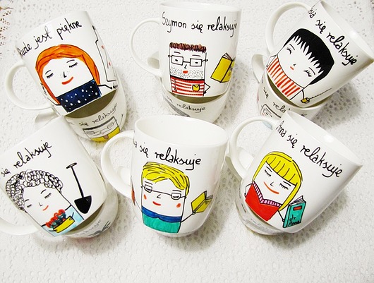 Kubek personalizowany 1 szt - 500ml MUKI design