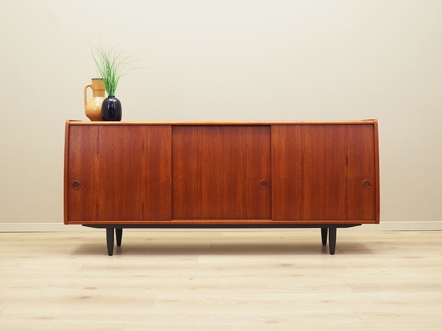 komody i szafki Sideboard tekowy, duński design, lata 70, produkcja: Dania
