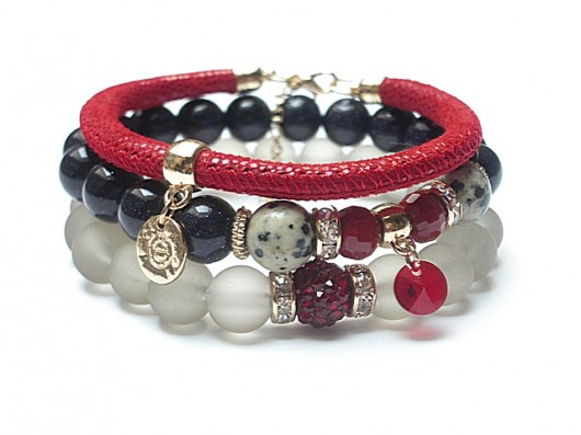 Red, grey and navy blue  /07.09.15/ set KiKa pracownia
