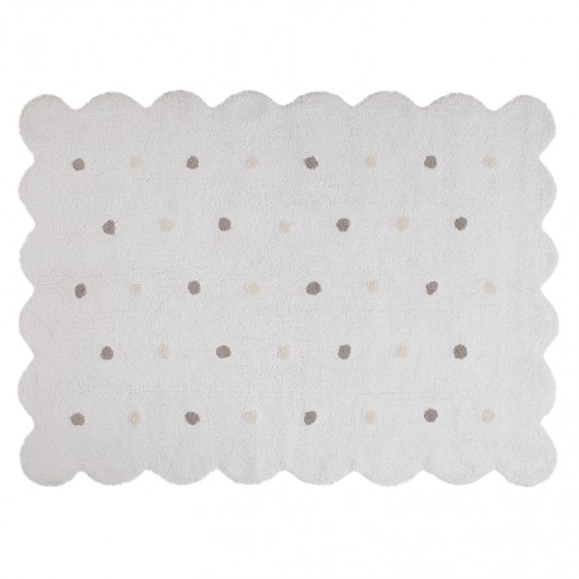 Dywan bawełniany Herbatnik white MIA home