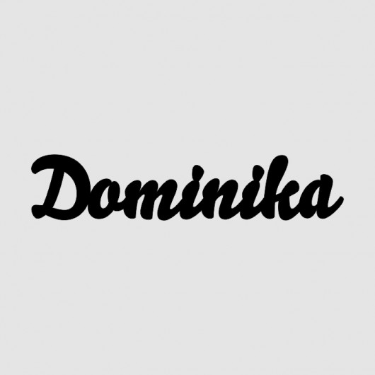 Napis Drewniany 3D DOMINIKA LOVINA PRINTS